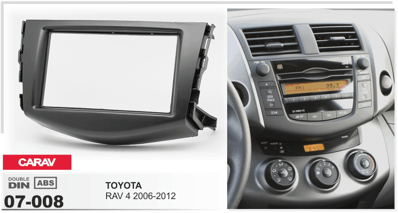   2DIN CARAV 07-008 TOYOTA RAV 4 2006-2012